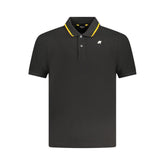 K-WAY Black Cotton Polo Shirt